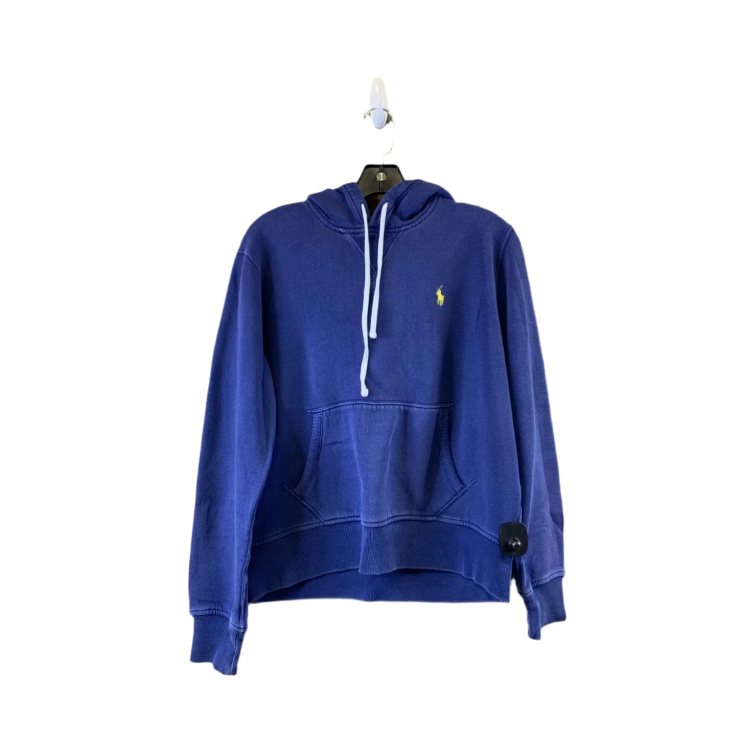 Sweatshirt Hoodie By Polo Ralph Lauren In Blue, Size: L