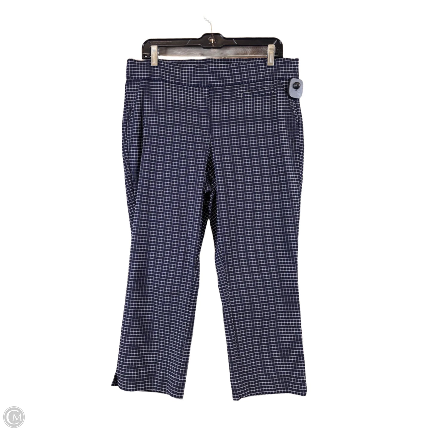 Pants Dress By Anne Klein In Blue & White, Size: 12