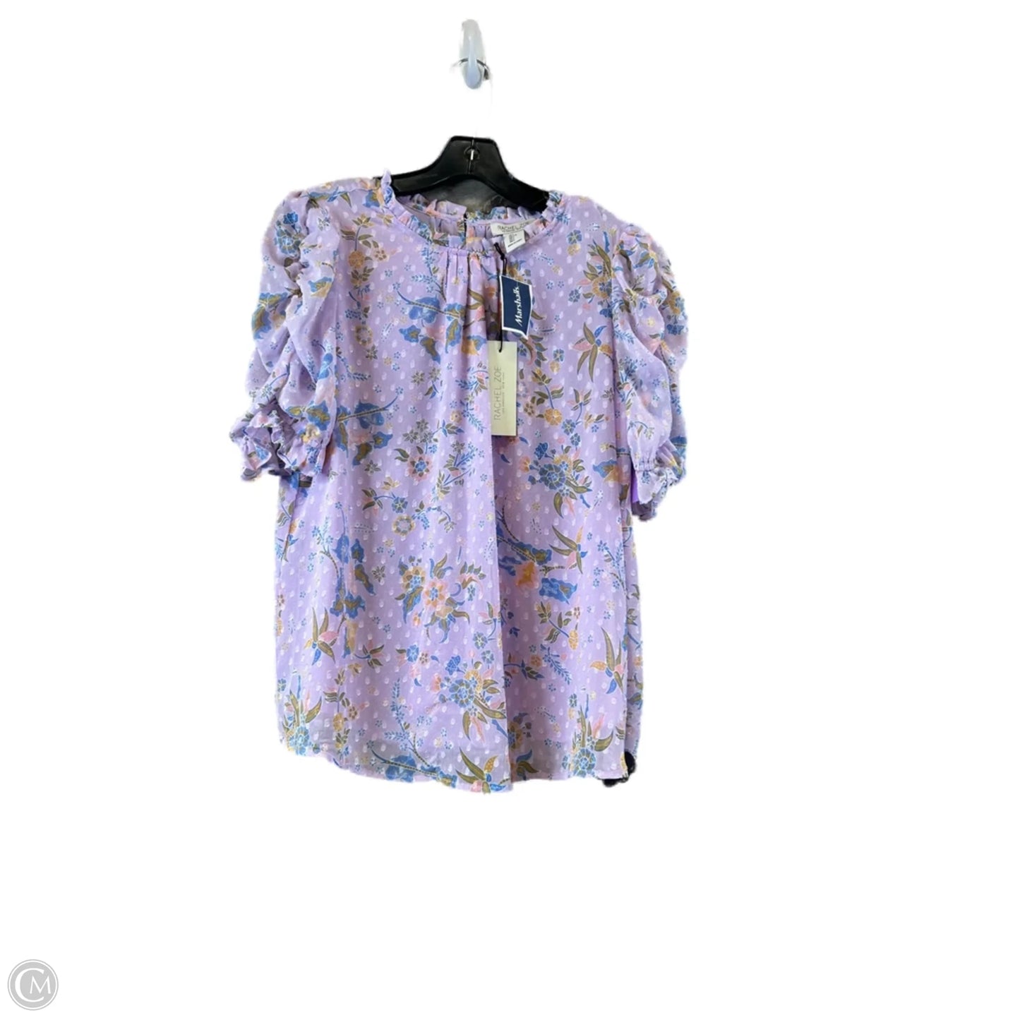 Top Short Sleeve Basic By Rachel Zoe In Purple, Size: L