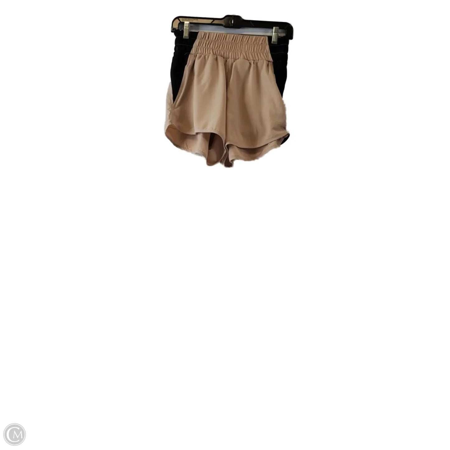 Athletic Shorts By Cme In Black & Tan, Size: S