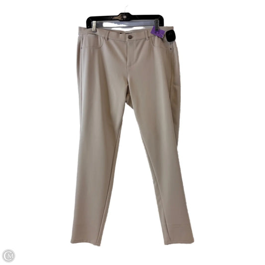 Pants Designer By Lafayette 148 In Tan, Size: 14