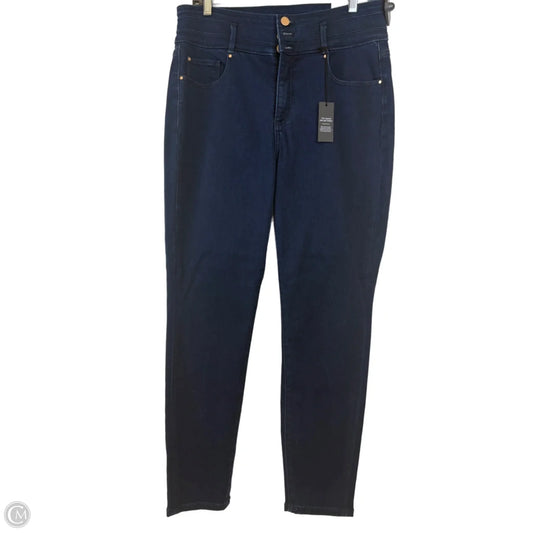 Jeans Skinny By Ann Taylor In Blue Denim, Size: 12