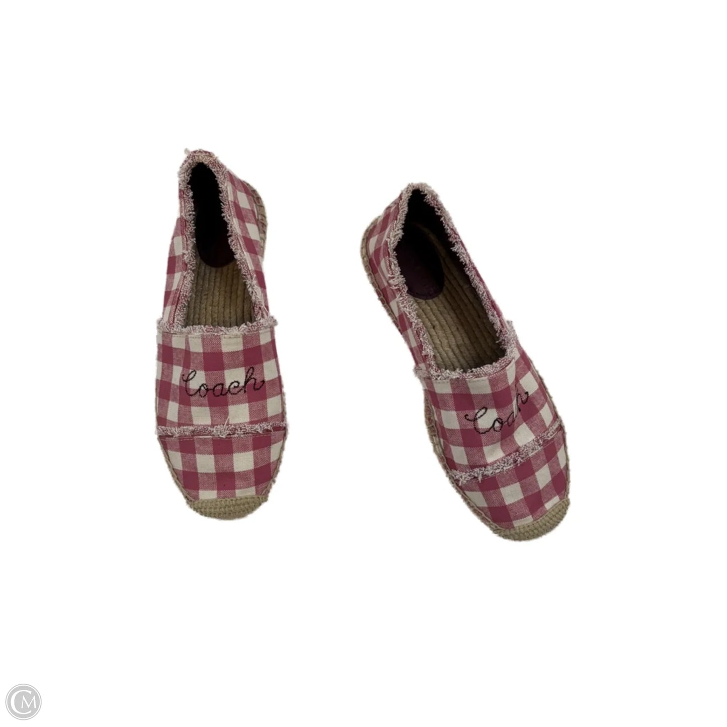 Shoes Designer By Coach In Checkered Pattern, Size: 7.5