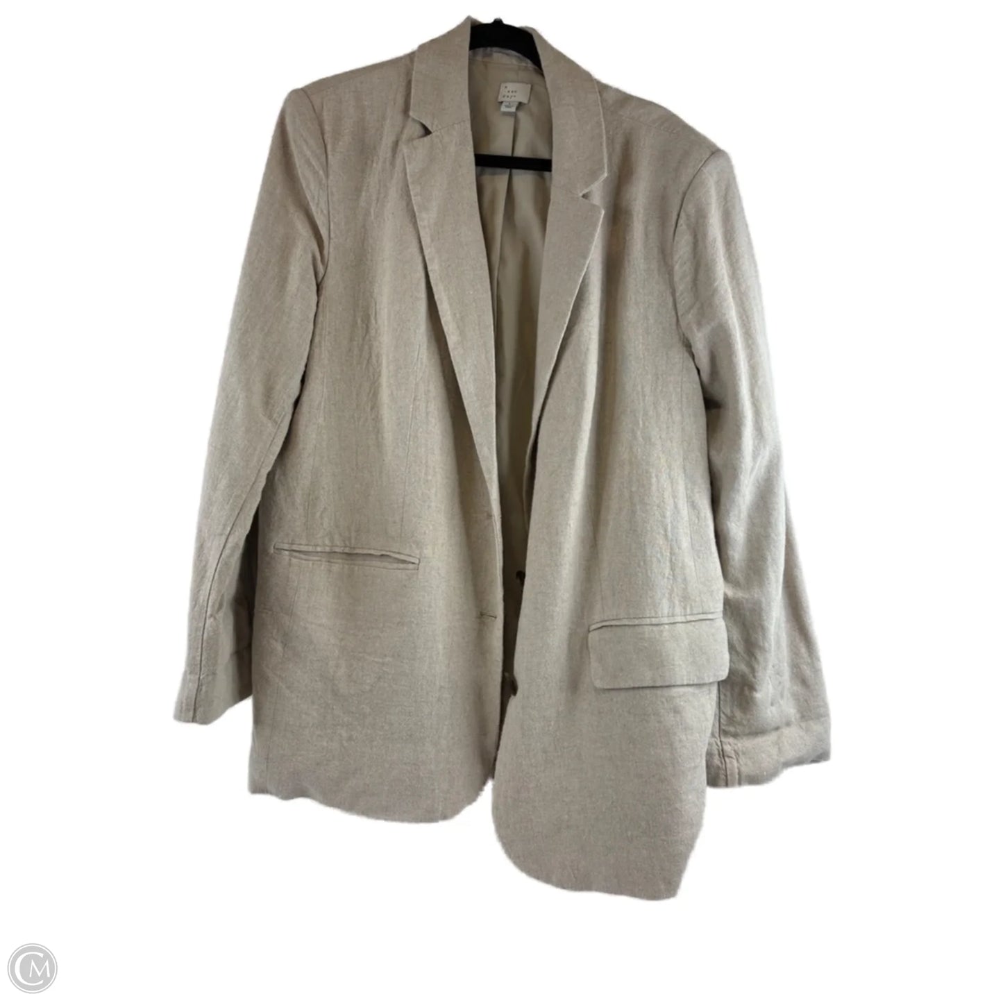Blazer By A New Day In Tan, Size: L
