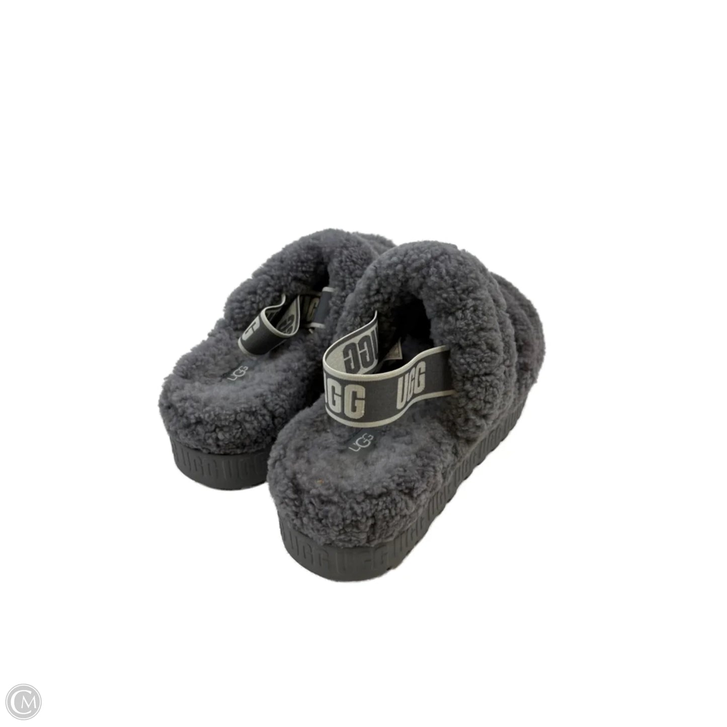Sandals Designer By Ugg In Grey, Size: 9