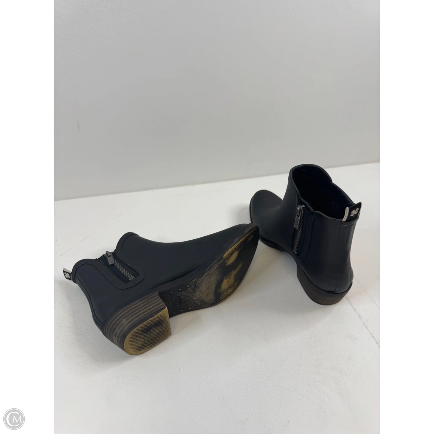 Boots Ankle Flats By Lucky Brand In Black, Size: 8