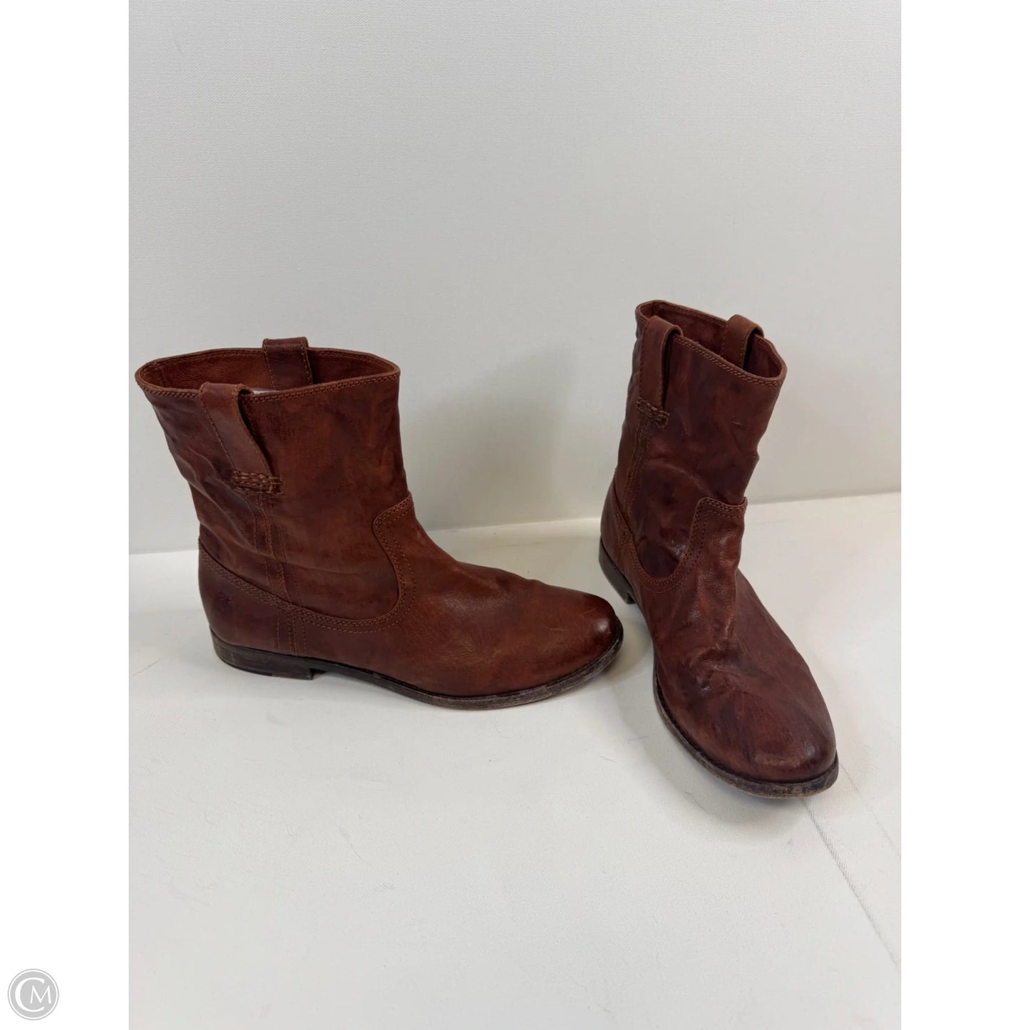 Boots Designer By Frye In Brown, Size: 10