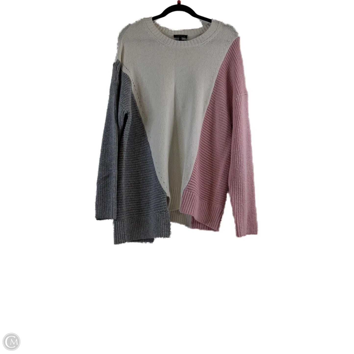 Sweater By 1.state In Pink & White, Size: S