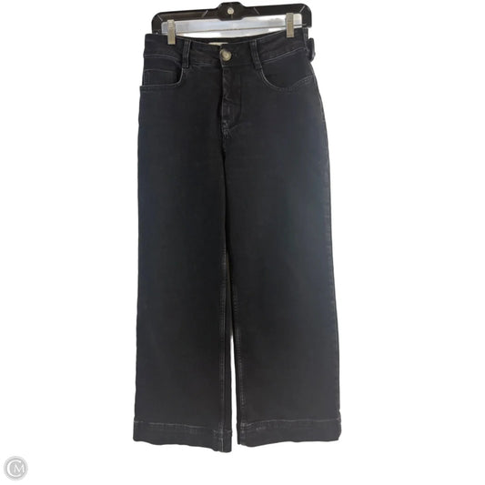 Jeans Wide Leg By Pilcro In Black Denim, Size: 2