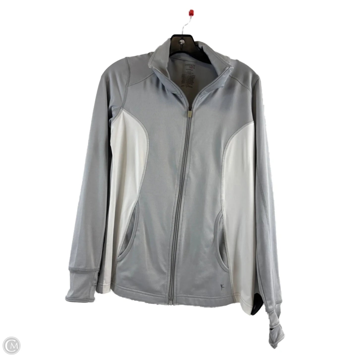 Athletic Jacket By Danskin Now In Grey, Size: M