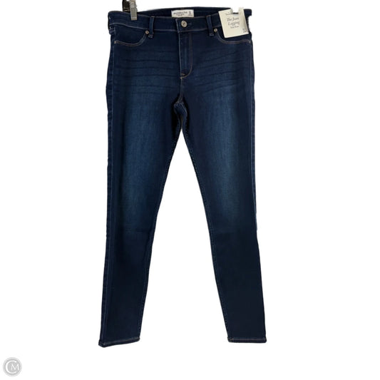 Jeans Jeggings By Abercrombie And Fitch In Blue Denim, Size: 12