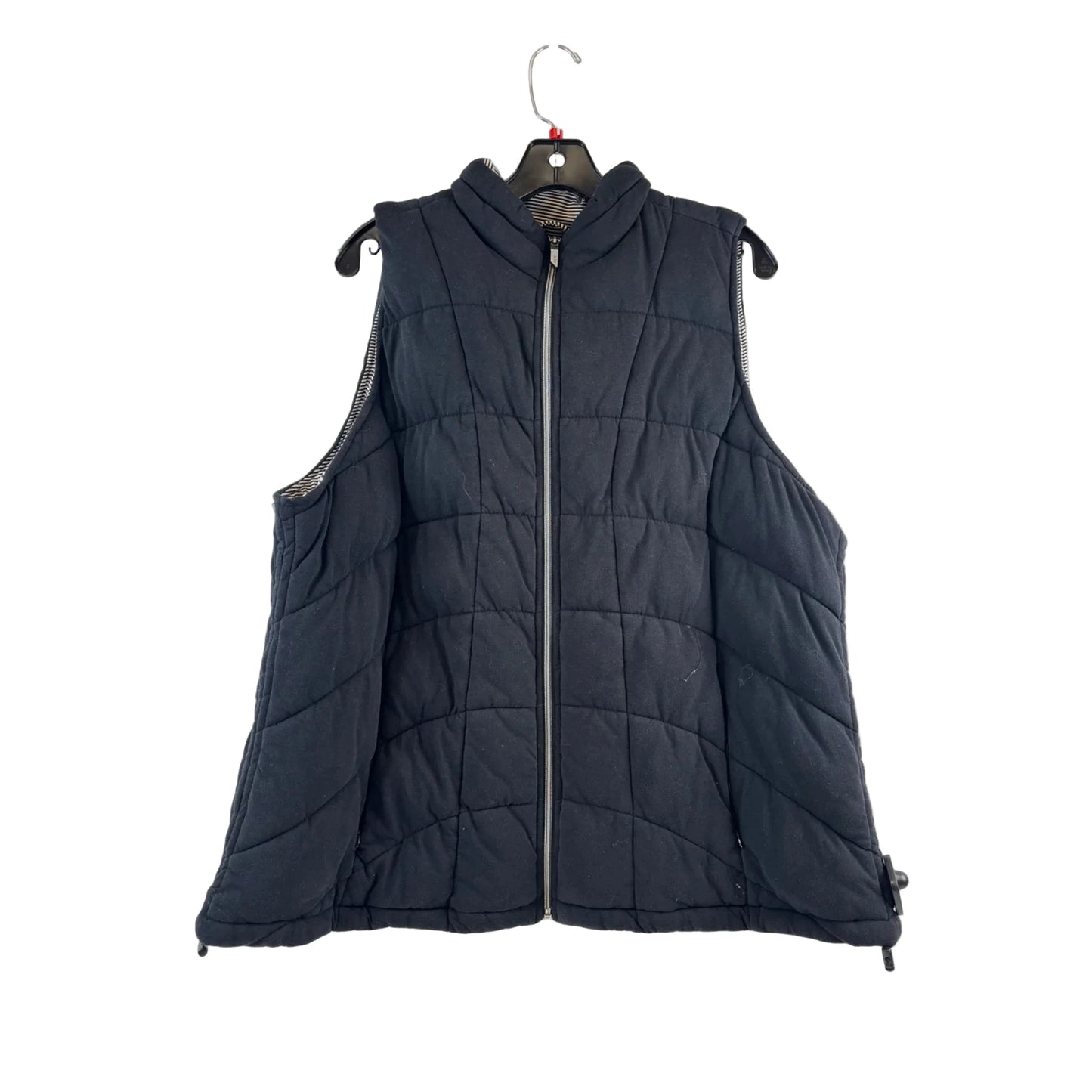 Vest Puffer & Quilted By Marc New York In Black, Size: 3x