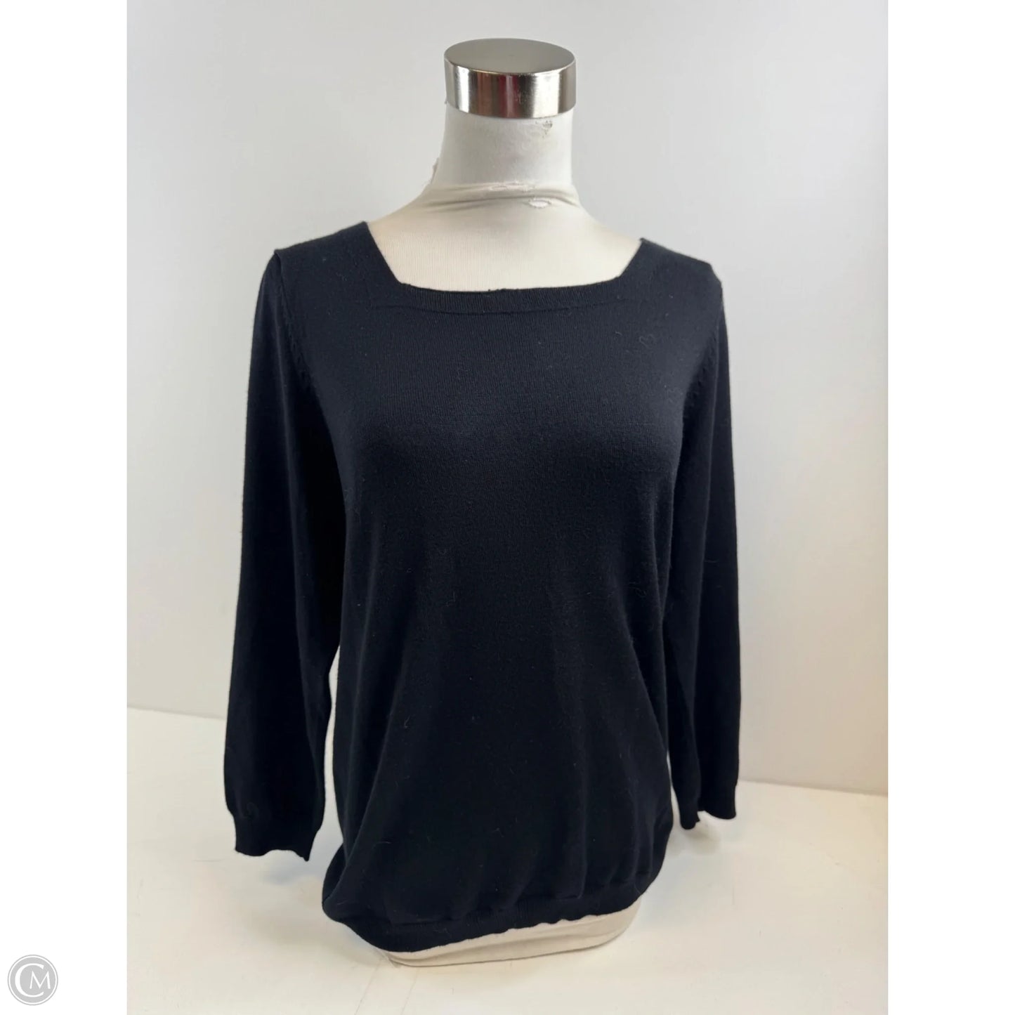 Top Long Sleeve Basic By Joseph A. In Black, Size: S