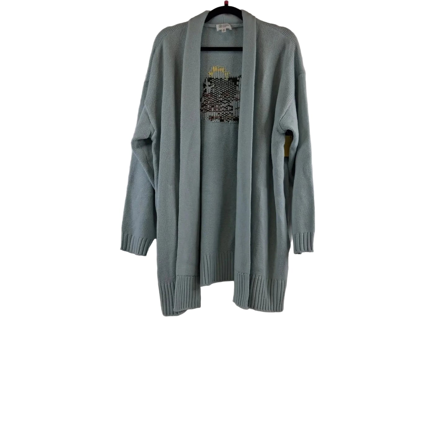 Sweater Cardigan By Candace Cameron Bure In Blue & Green, Size: Xl