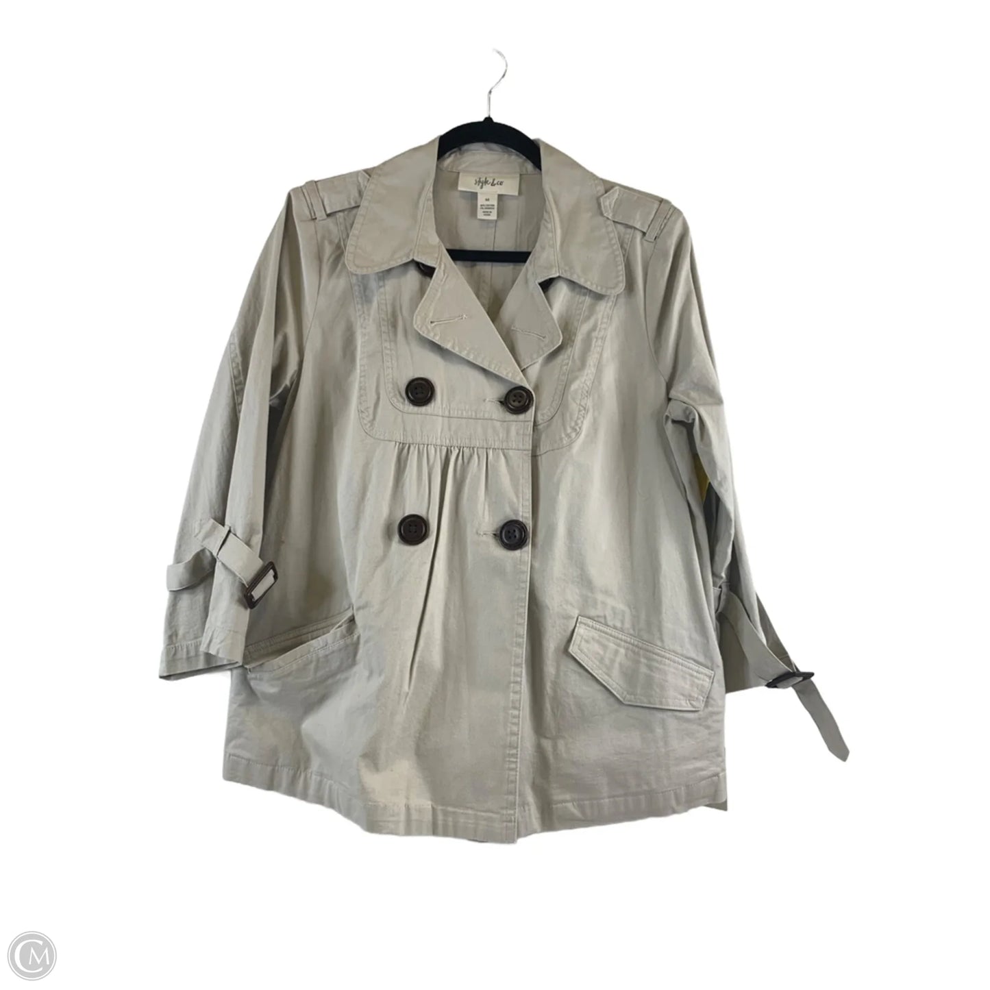 Jacket Other By Style And Company In Taupe, Size: M
