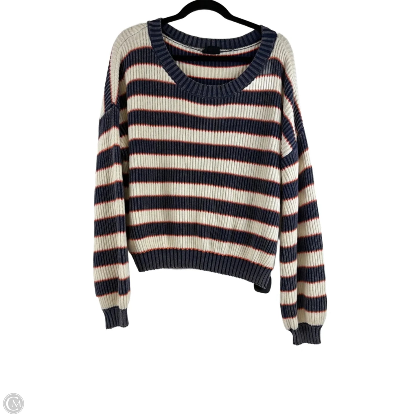 Sweater By Clothes Mentor In Blue & Orange, Size: S