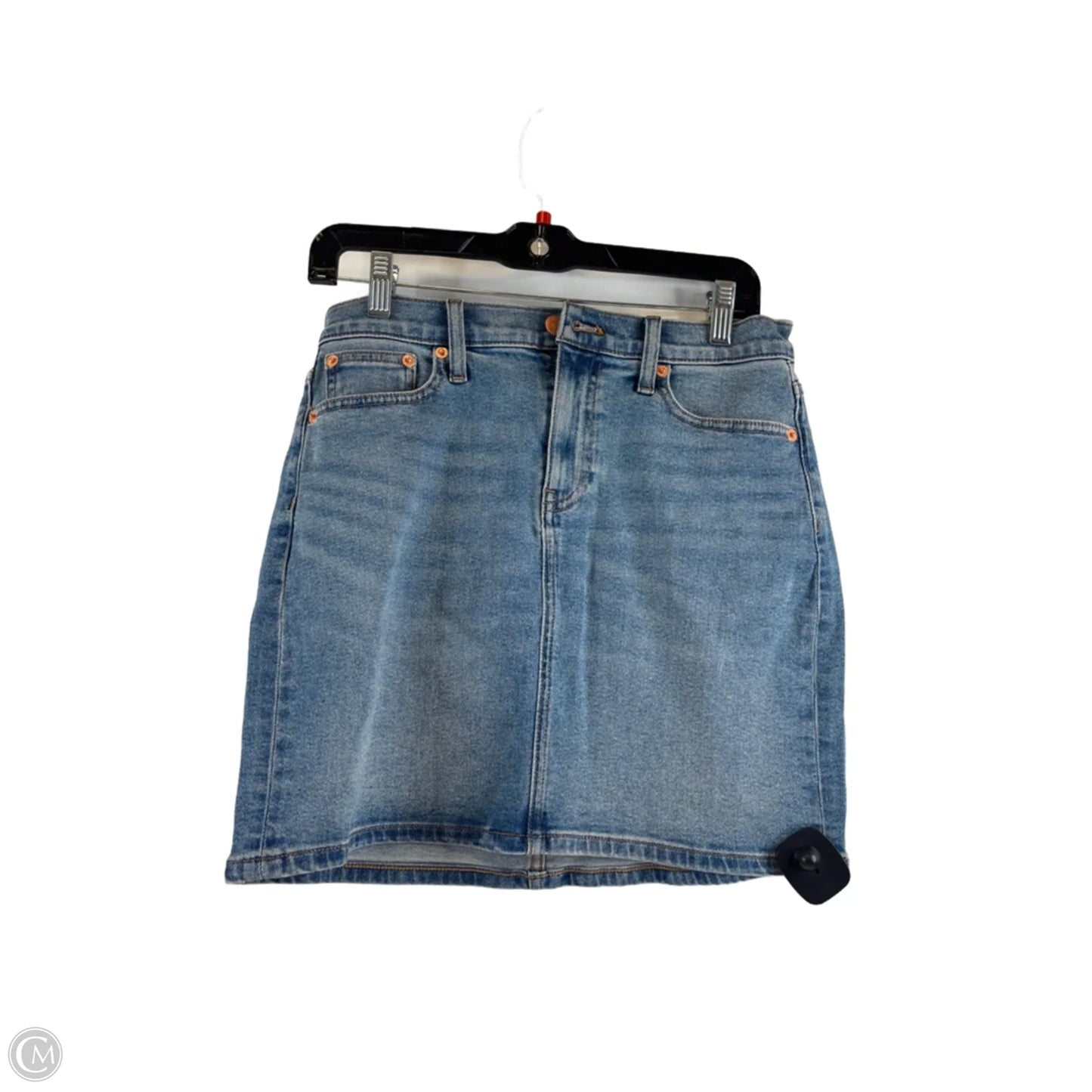Skirt Midi By J. Crew In Blue Denim, Size: 0