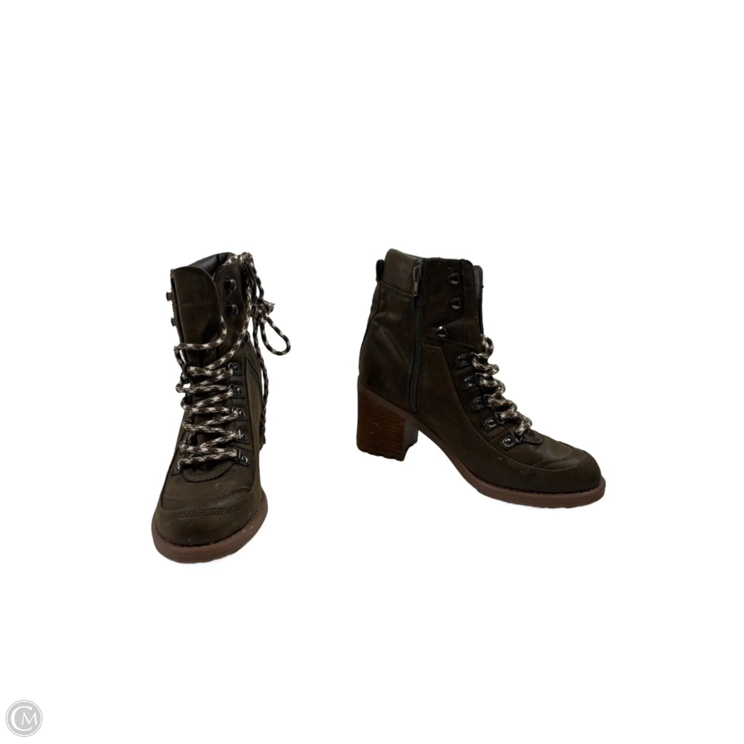 Boots Ankle Heels By Carlos By Carlos Santana In Green, Size: 10
