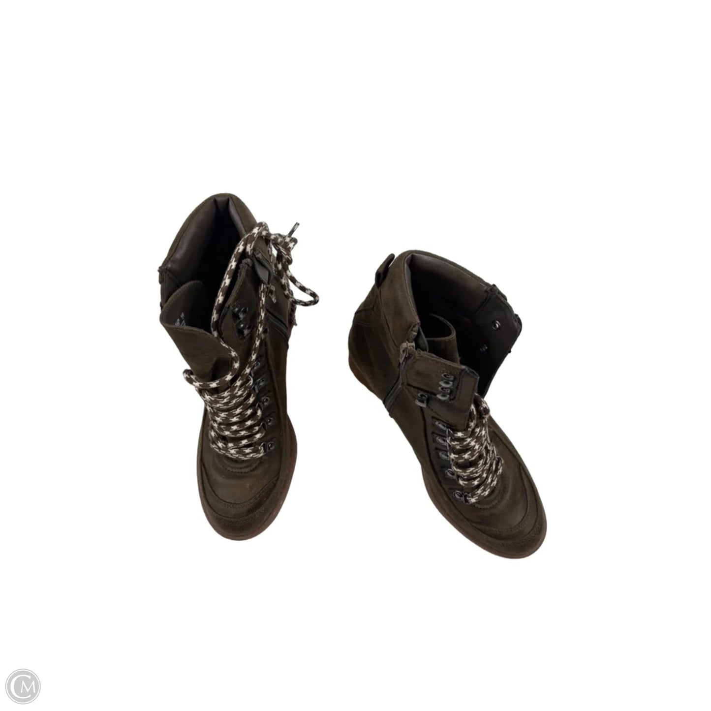 Boots Ankle Heels By Carlos By Carlos Santana In Green, Size: 10