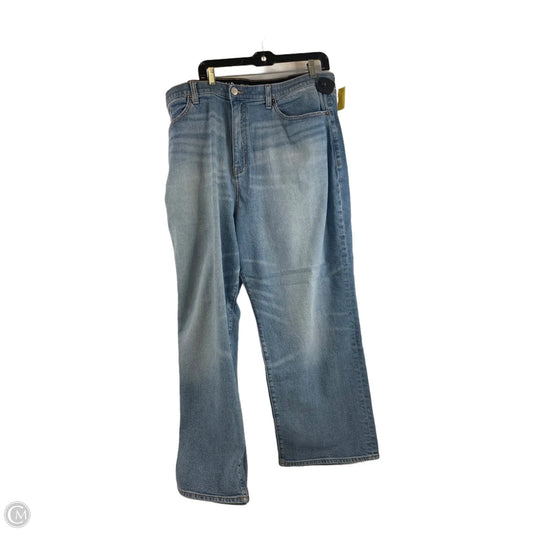 Jeans Straight By Torrid In Blue Denim, Size: 24