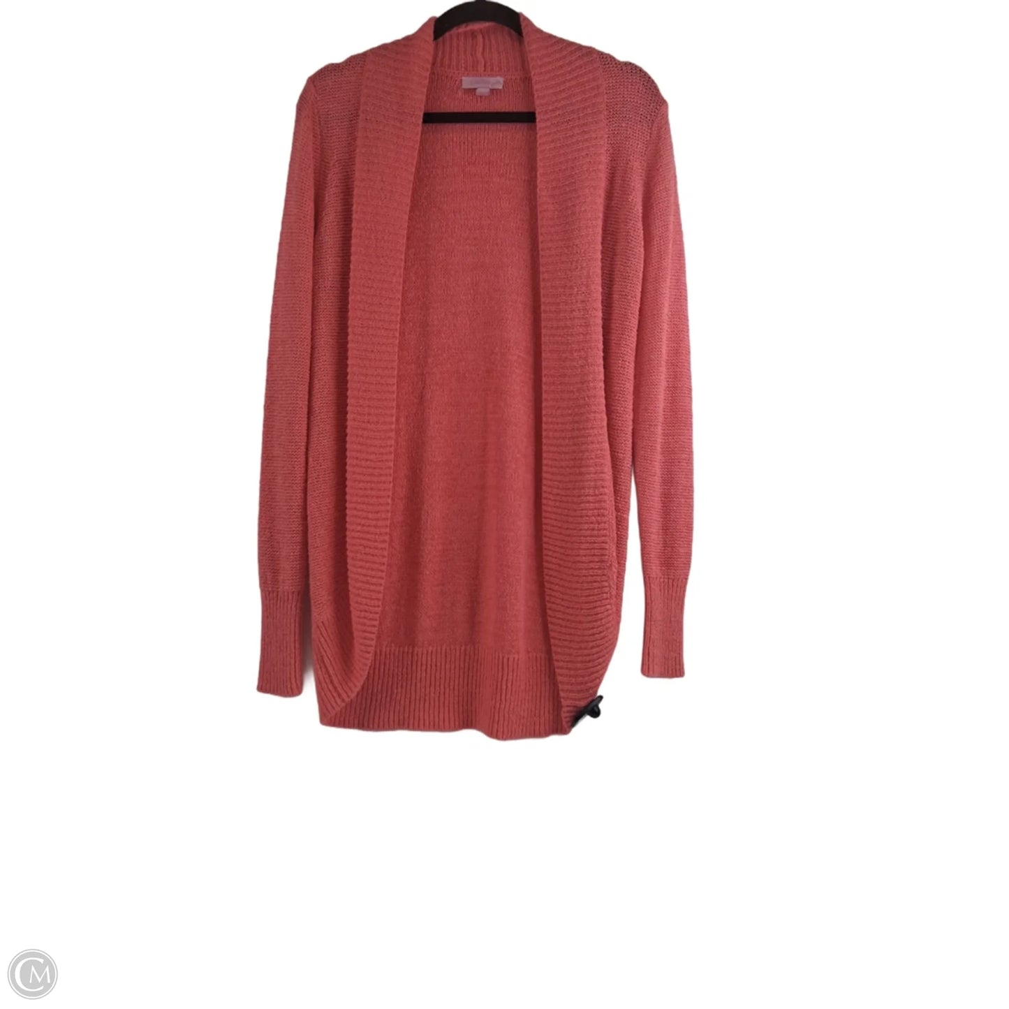 Sweater Cardigan Designer By Lilly Pulitzer In Coral, Size: M