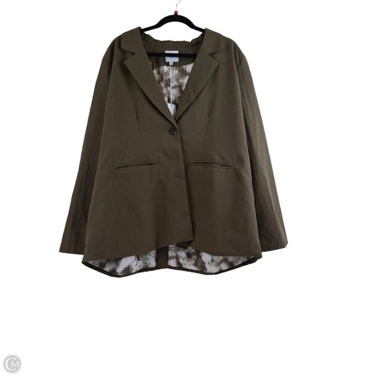 Blazer By Gilli In Green, Size: 1x