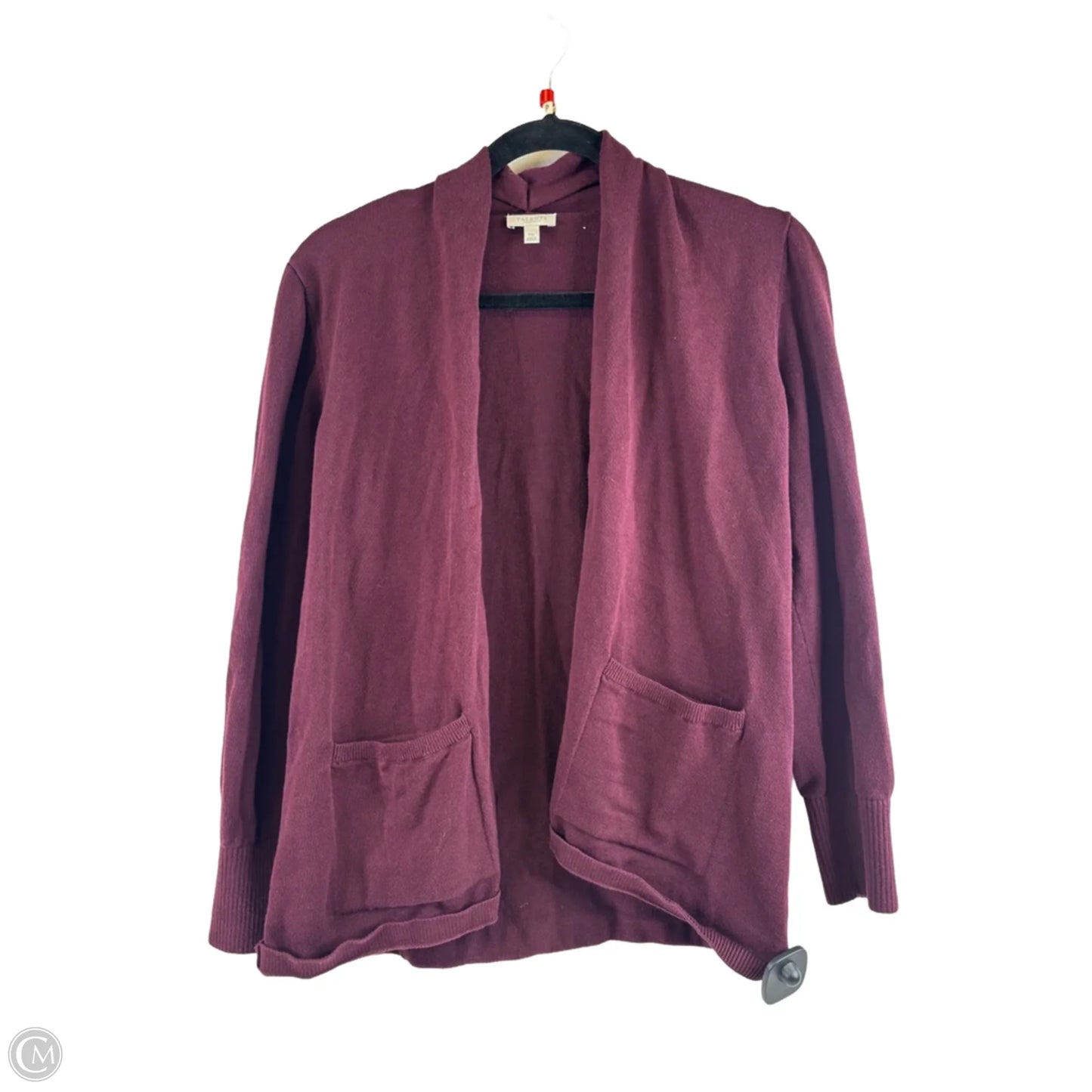 Cardigan By Talbots In Maroon, Size: Mp
