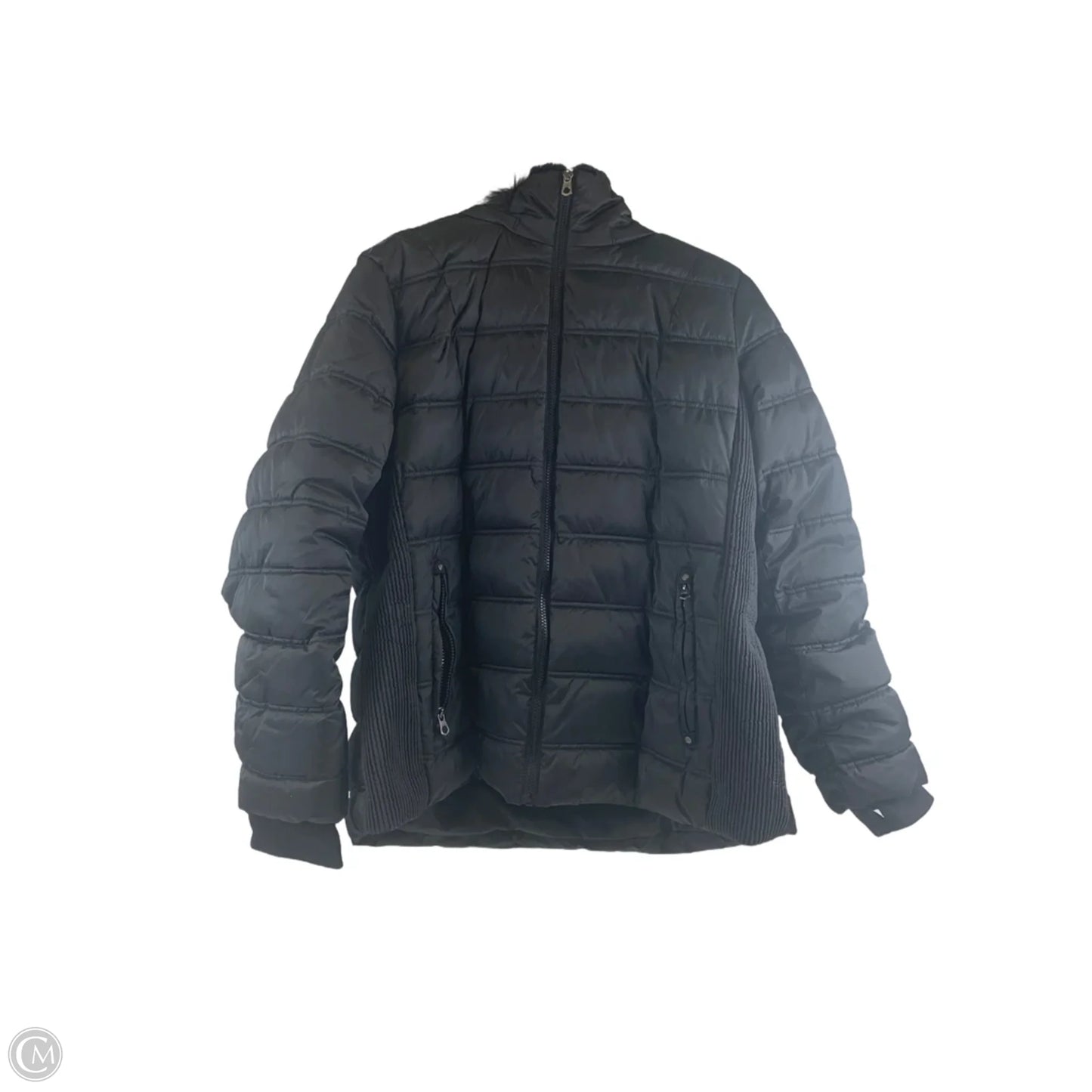 Coat Puffer & Quilted By Nautica In Black, Size: Xxl