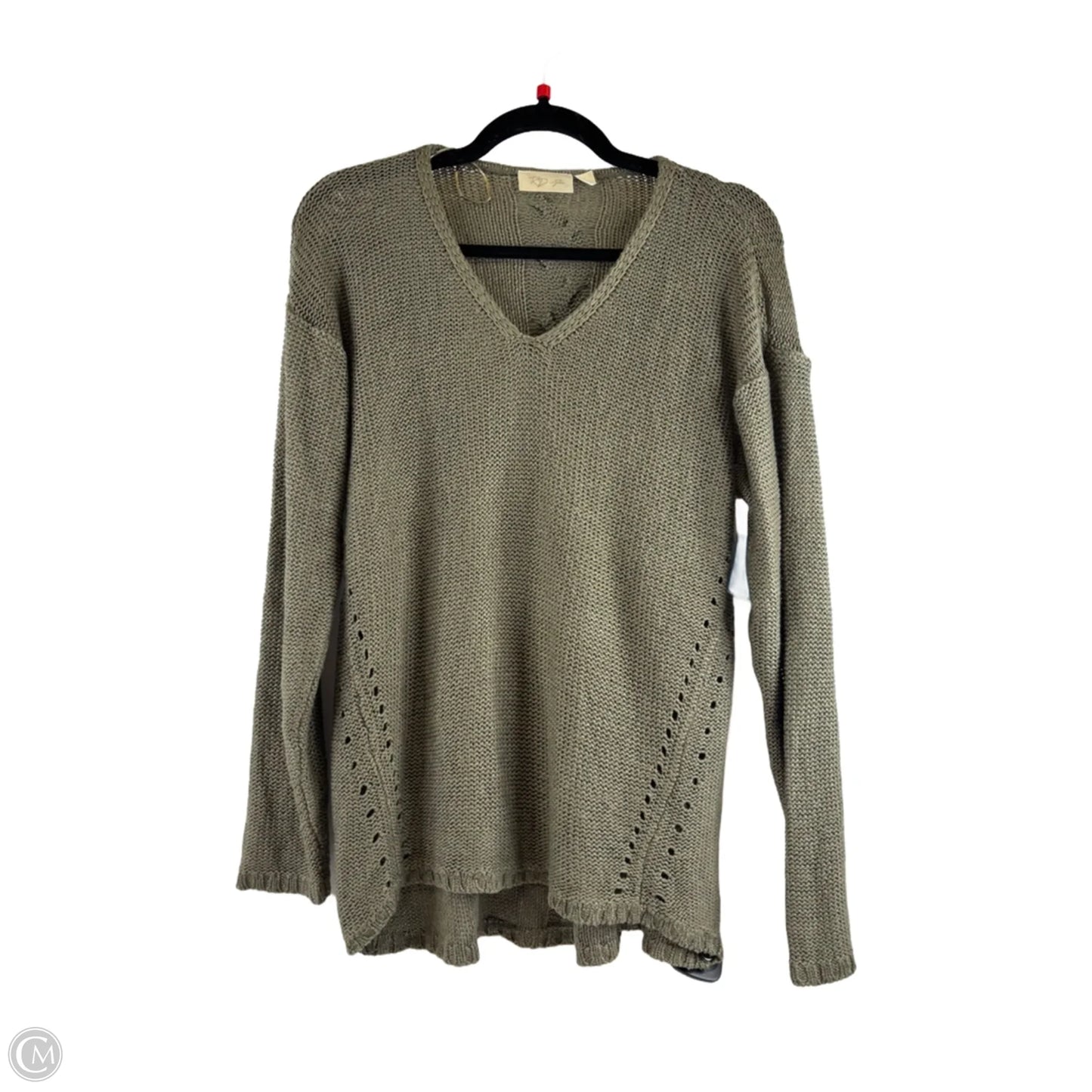 Sweater By Rd Style In Green, Size: M