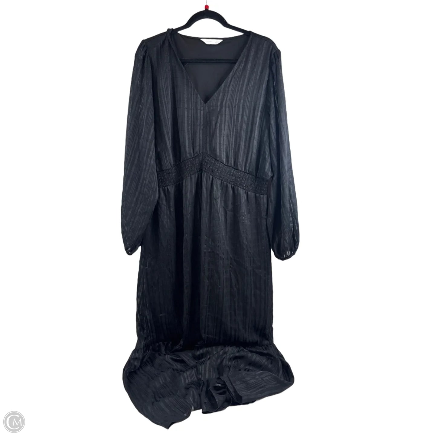 Dress Party Long By Nine West Apparel In Black, Size: Xxl