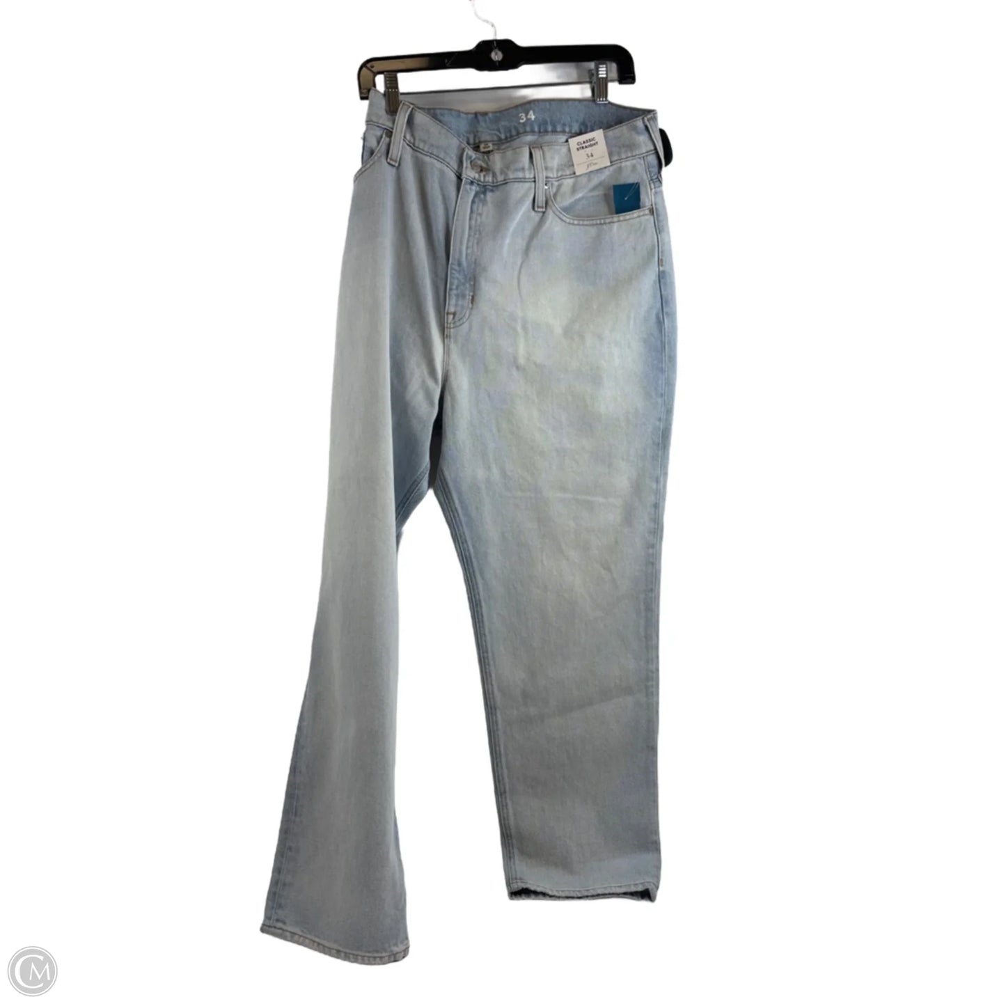 Jeans Straight By J. Crew In Blue Denim, Size: 12