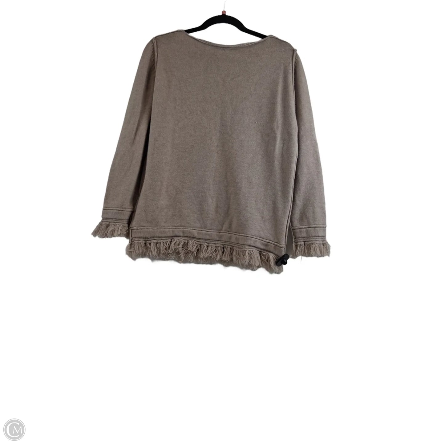 Sweater By Clothes Mentor In Tan, Size: S
