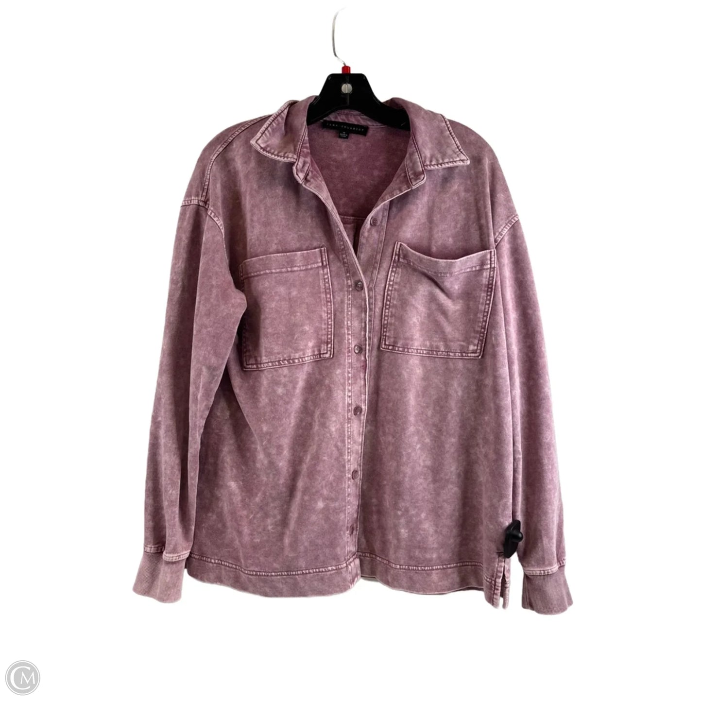 Top Long Sleeve By Jane And Delancey In Pink, Size: M