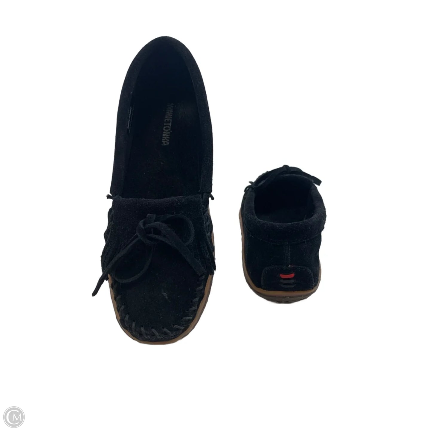 Shoes Flats By Minnetonka In Black, Size: 10