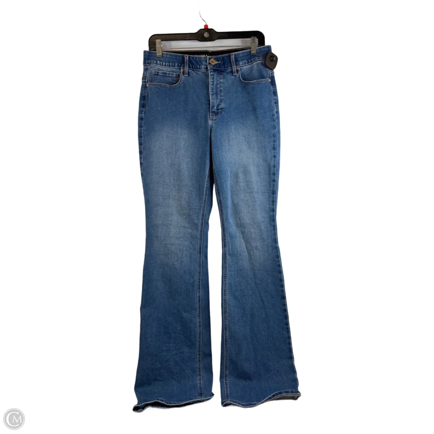 Jeans Flared By White House Black Market In Blue Denim, Size: 8