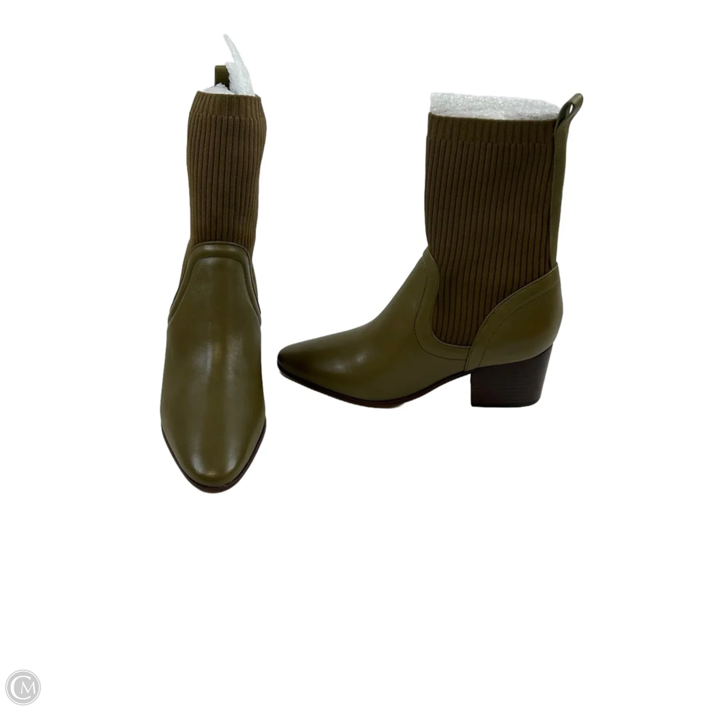 Boots Ankle Heels By Schutz In Green, Size: 6