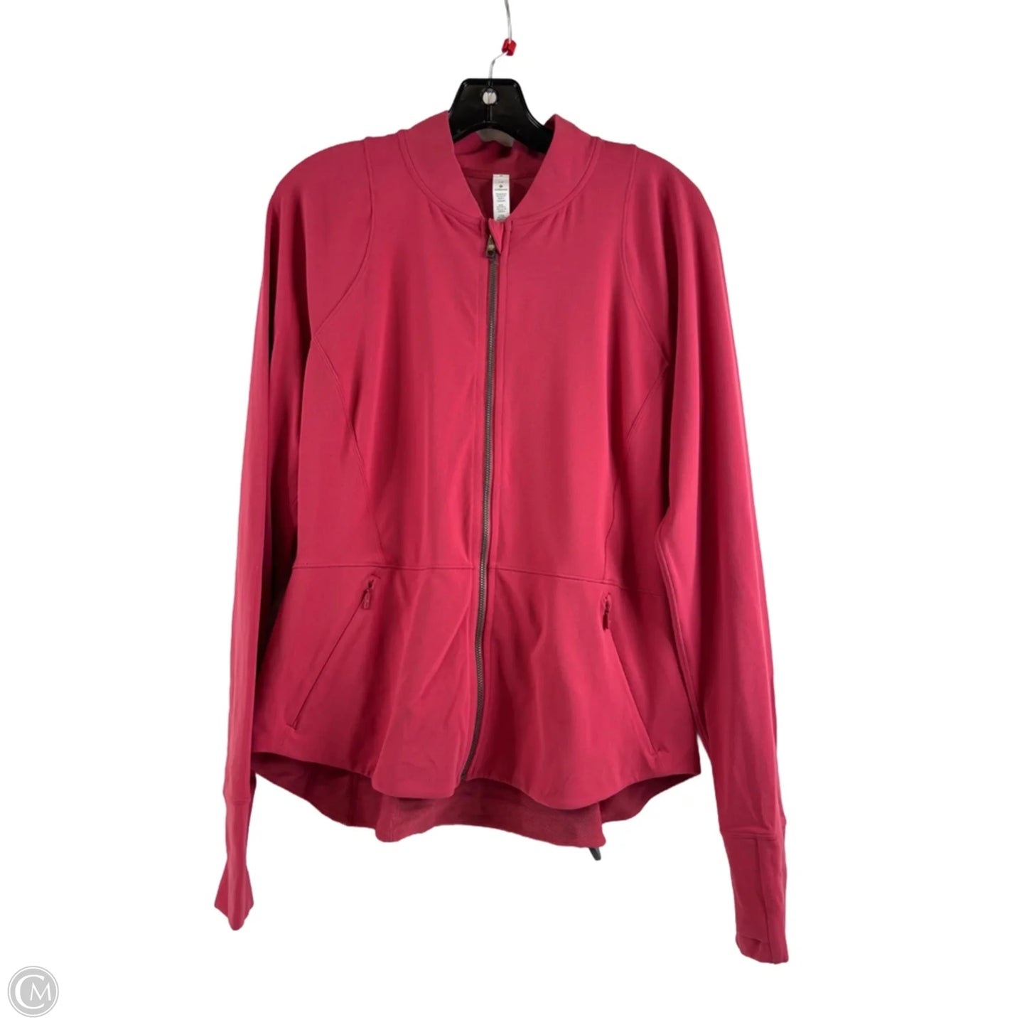 Athletic Jacket By Lululemon In Coral, Size: 12
