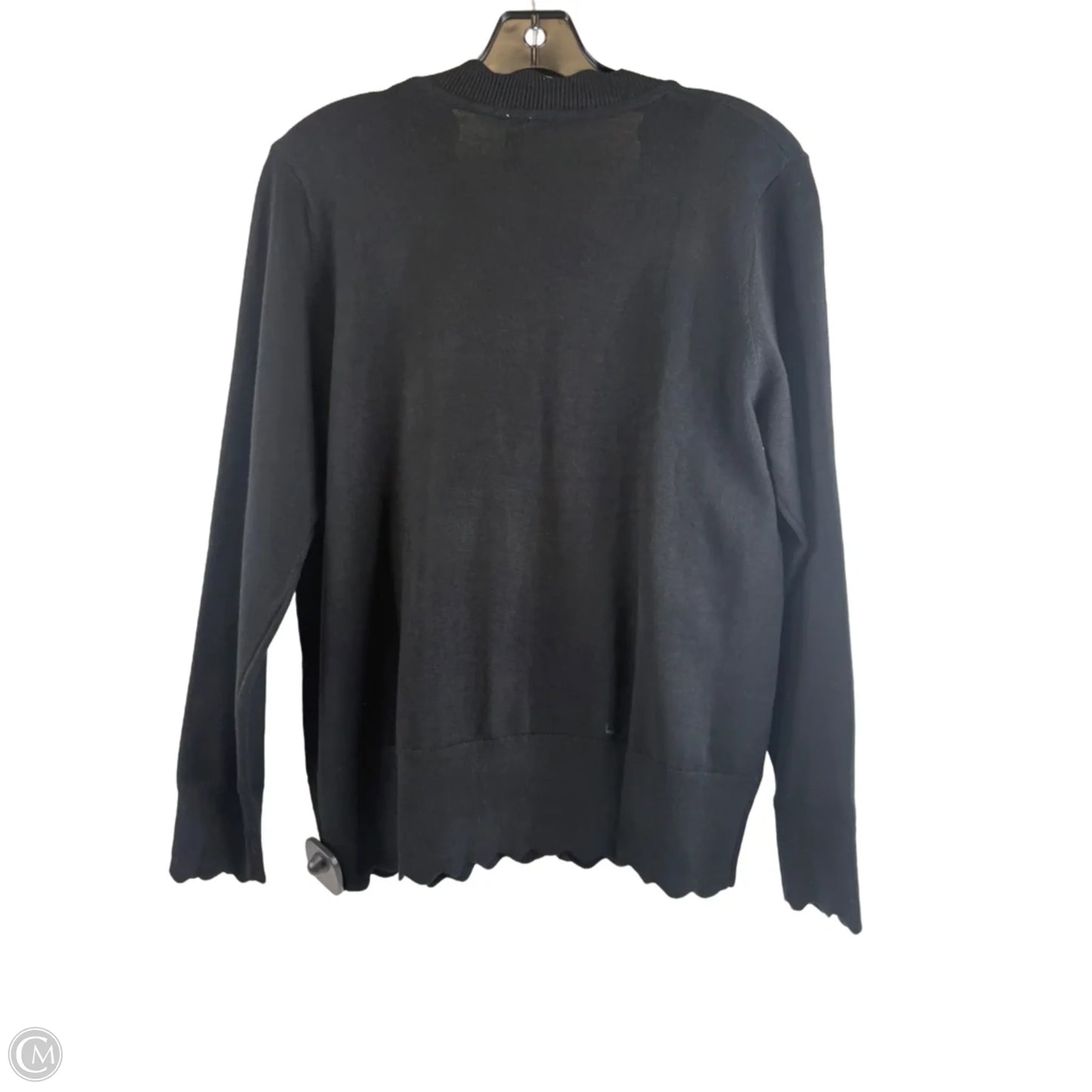 Cardigan By Clothes Mentor In Black, Size: L