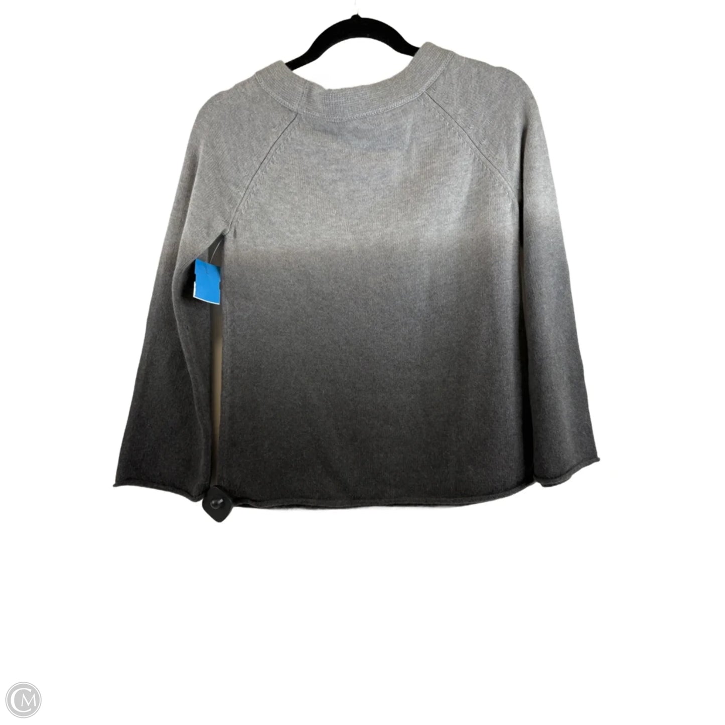 Sweater By Loft In Green & Grey, Size: Sp