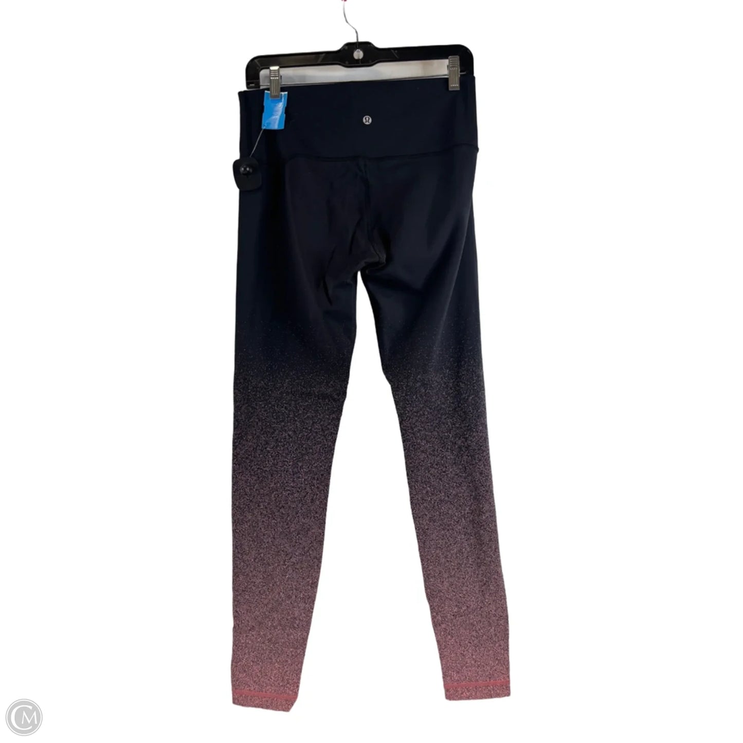 Athletic Leggings By Lululemon In Black & Pink, Size: 10