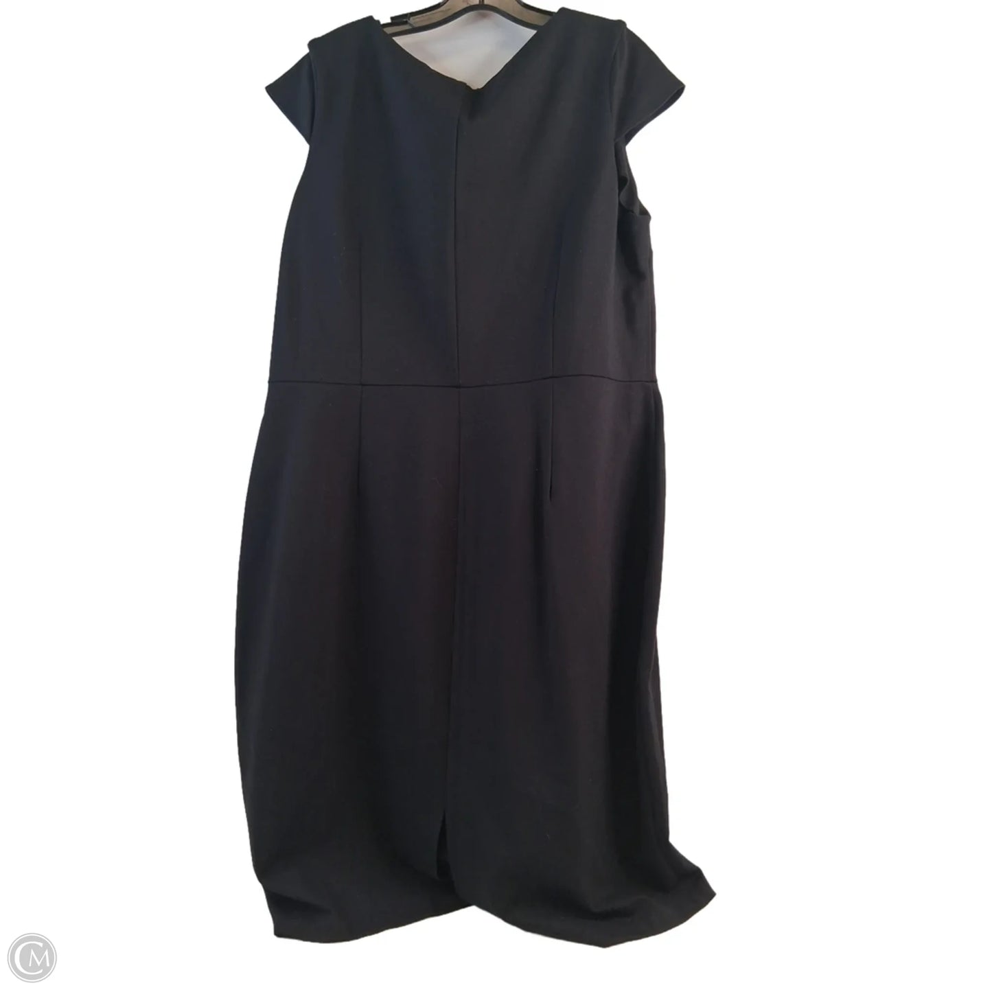 Dress Casual Midi By Nine West Apparel In Black, Size: Xxl