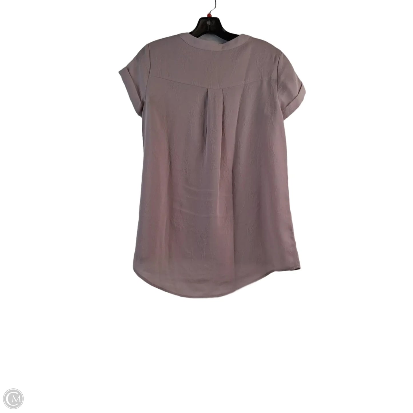 Top Short Sleeve By Simply Vera In Pink, Size: S