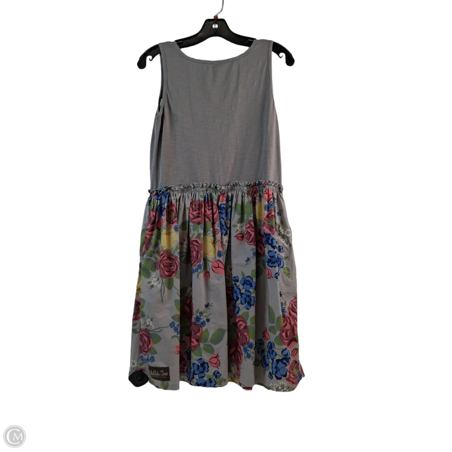 Dress Casual Midi By Matilda Jane In Grey & Pink, Size: M