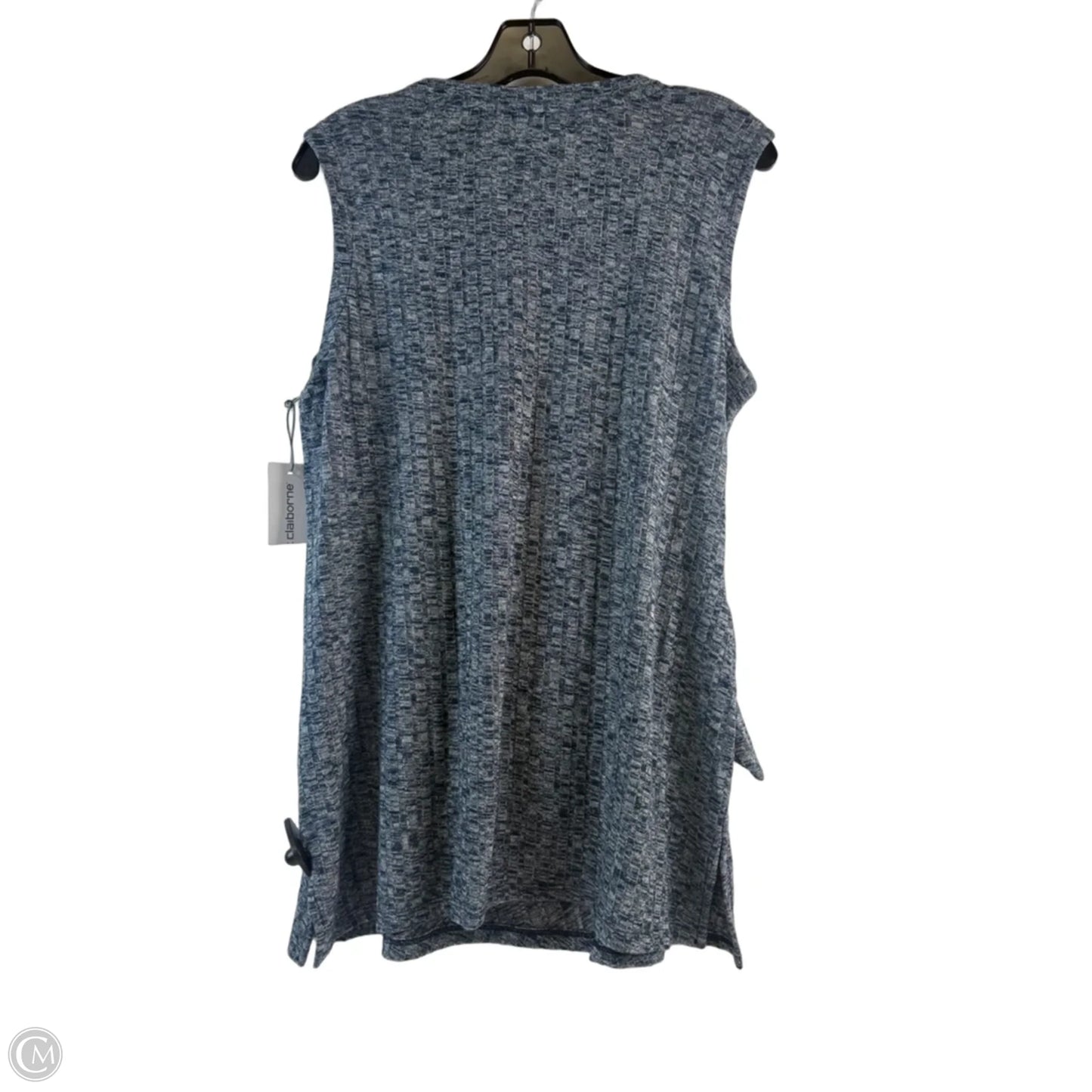 Top Sleeveless By Liz Claiborne In Navy, Size: L