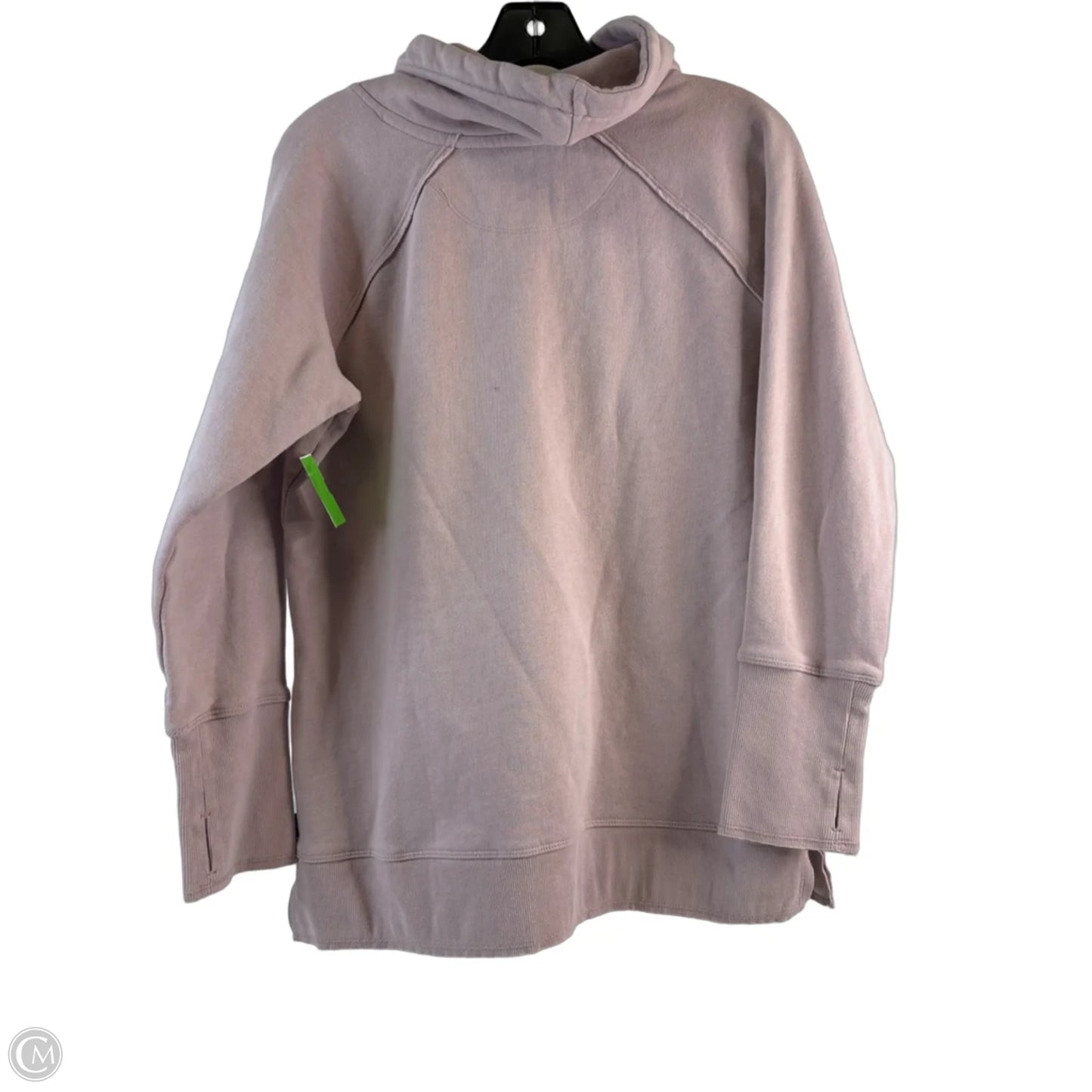 Athletic Sweatshirt Collar By Calvin Klein Performance In Pink, Size: L