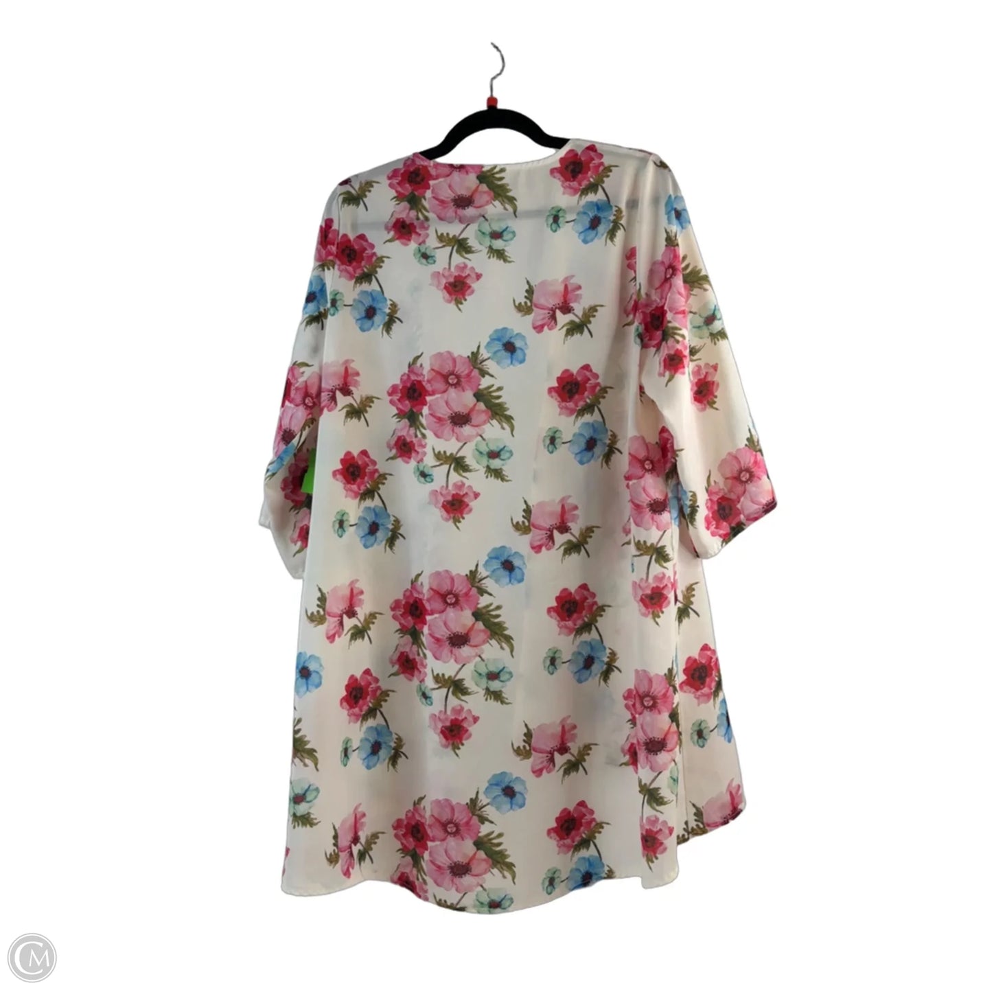 Kimono By Clothes Mentor In Floral Print, Size: S
