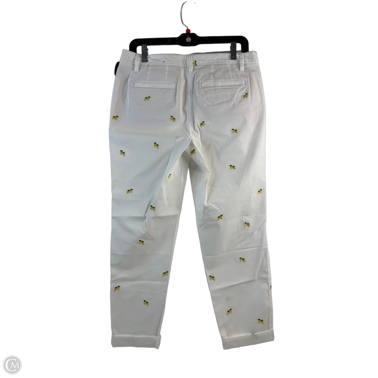 Pants Chinos & Khakis By Talbots In White & Yellow, Size: 6p