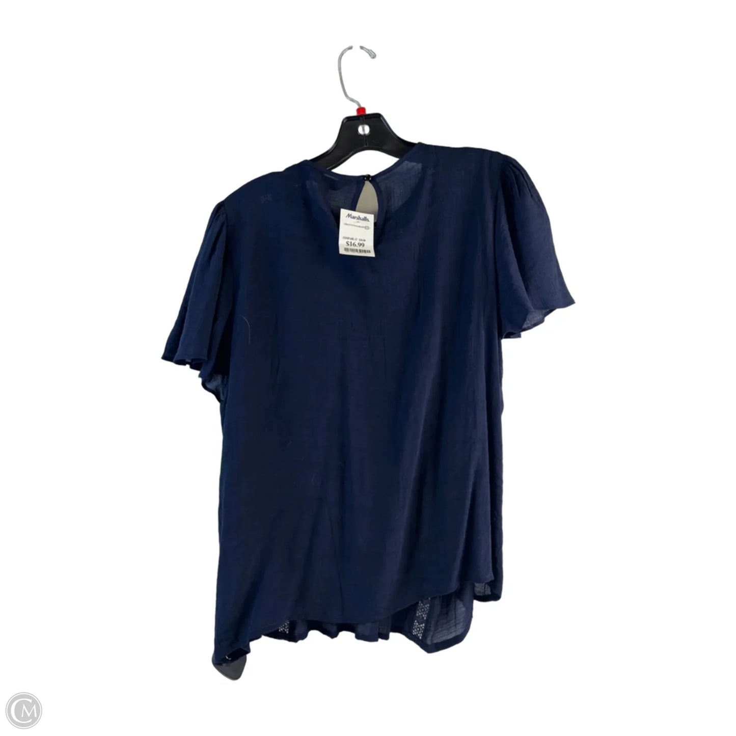 Top Short Sleeve Basic By Nanette By Nanette Lepore In Navy, Size: L