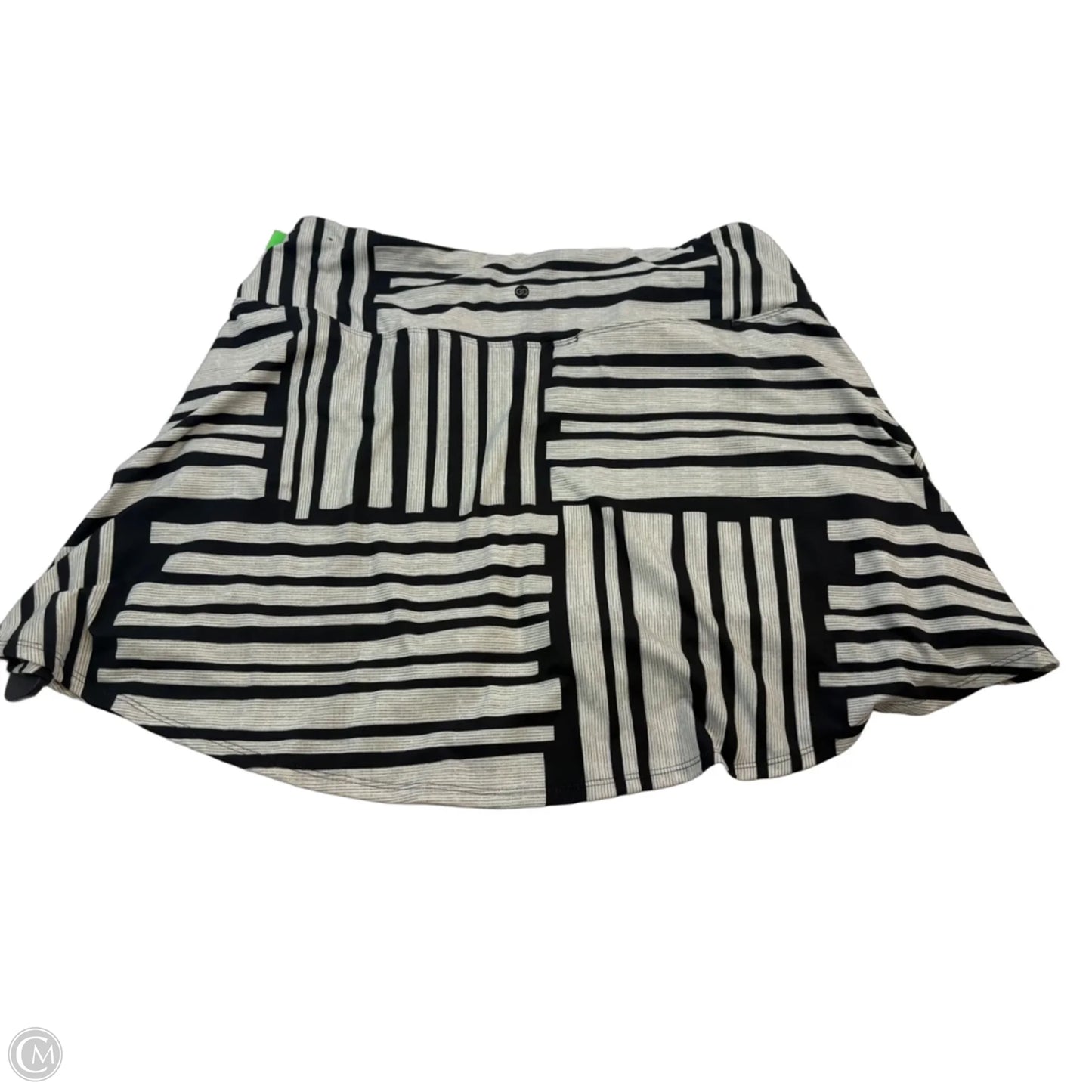 Athletic Skort By Calia In Black & Grey, Size: 14
