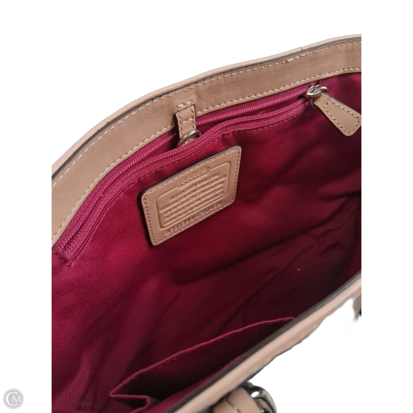 Tote Designer By Coach, Size: Small